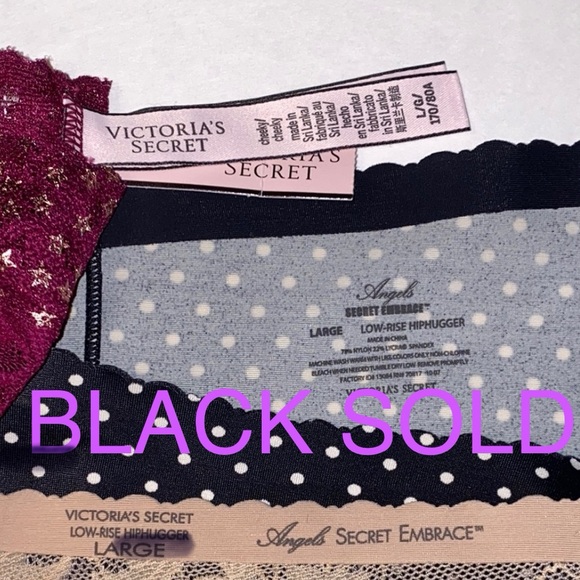 Lg NWT Victoria's Secret Panty Sheer Lace HipHugger Beige Angel’s Secret Embrace - Picture 5 of 11